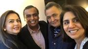After cancer battle, Rishi Kapoor visited by Mukesh, Nita Ambani