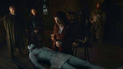 She 'improvised the sh** out of' Jon Snow's resurrection She 'improvised the sh** out of' Jon Snow's resurrection