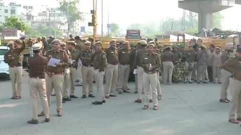 Heavy police deployment at Delhi's Shaheen Bagh; Section 144 imposed Heavy police deployment at Delhi's Shaheen Bagh; Section 144 imposed