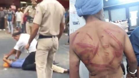 Delhi Police thrashes tempo driver, minor son; 3 cops suspended Delhi Police thrashes tempo driver, minor son; 3 cops suspended