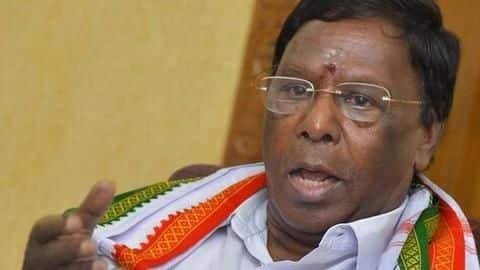 Puducherry floor test on Monday as Congress government 'loses majority' Puducherry floor test on Monday as Congress government 'loses majority'
