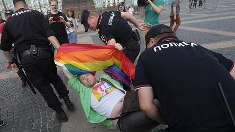 Since Russia passed 'gay propaganda' laws in 2013, homophobia intensified Since Russia passed 'gay propaganda' laws in 2013, homophobia intensified