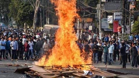 AGP headquarters in Guwahati attacked amid state-wide agitation AGP headquarters in Guwahati attacked amid state-wide agitation