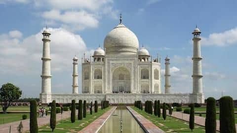 Air purifier installed near Taj Mahal as pollution worsens Air purifier installed near Taj Mahal as pollution worsens