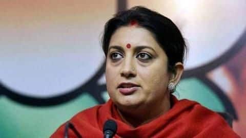 Smriti Irani allegedly sought Rs. 25 lakh bribe, case registered Smriti Irani allegedly sought Rs. 25 lakh bribe, case registered