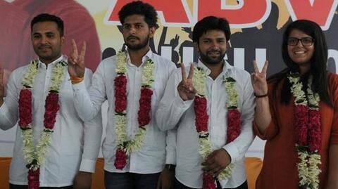 DUSU elections: ABVP bags 3 seats; NSUI takes Secretary's post DUSU elections: ABVP bags 3 seats; NSUI takes Secretary's post