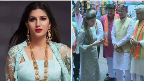 Haryanvi dancer Sapna Choudhary joins BJP at Delhi membership drive Haryanvi dancer Sapna Choudhary joins BJP at Delhi membership drive