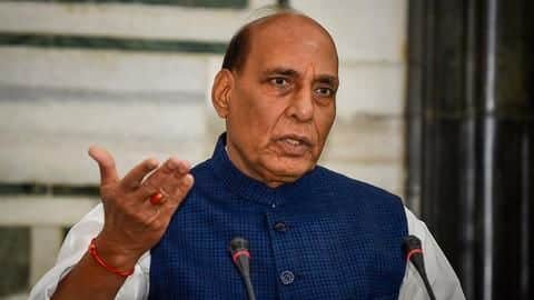 Pakistan, China creating border row under mission: Rajnath Singh Pakistan, China creating border row under mission: Rajnath Singh
