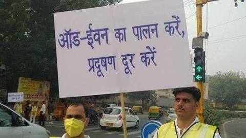 Odd-even effective in Delhi from today Odd-even effective in Delhi from today