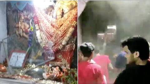 Delhi: Mob vandalizes Chandni Chowk's temple, breaks deity's idols Delhi: Mob vandalizes Chandni Chowk's temple, breaks deity's idols