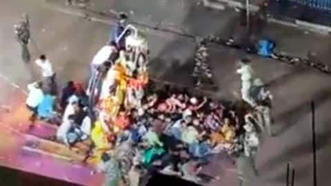 Munger: Police clashes with Durga worshippers; 1 killed, many injured Munger: Police clashes with Durga worshippers; 1 killed, many injured