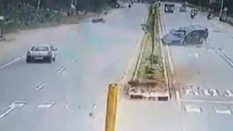 Hyderabad BJP leader dies as speeding car hits another vehicle Hyderabad BJP leader dies as speeding car hits another vehicle