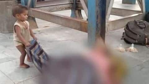 Migrants' crisis: Video captures toddler trying to wake dead mother Migrants' crisis: Video captures toddler trying to wake dead mother