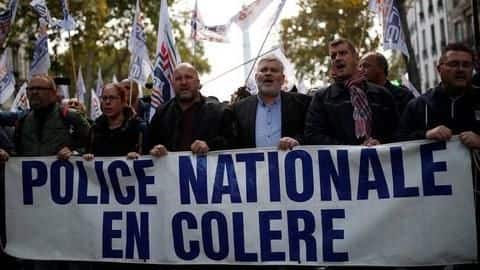 Day before attack, police officers protested against increasing violence Day before attack, police officers protested against increasing violence