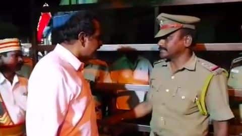 Tamil Nadu Collector threatens inspector, says "You are finished" Tamil Nadu Collector threatens inspector, says "You are finished"