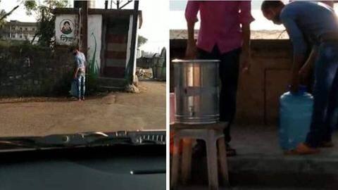 Maharashtra: Kolhapur vendor caught mixing toilet water in pani puris Maharashtra: Kolhapur vendor caught mixing toilet water in pani puris