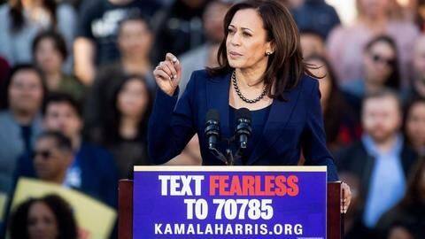 Harris launched campaign in January Harris launched campaign in January