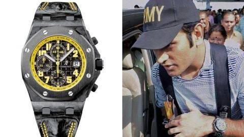 Did you know Dhoni also owns an Audemars Piguet watch? Did you know Dhoni also owns an Audemars Piguet watch?