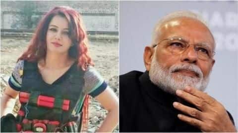 Pakistani singer Rabi Pirzada dons explosive vest; threatens Modi again Pakistani singer Rabi Pirzada dons explosive vest; threatens Modi again