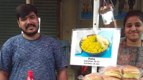 Mumbai MBA couple runs food-stall outside Kandivali station: Here's why Mumbai MBA couple runs food-stall outside Kandivali station: Here's why