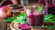 Quick fix: Beet smoothie with sunflower seeds 