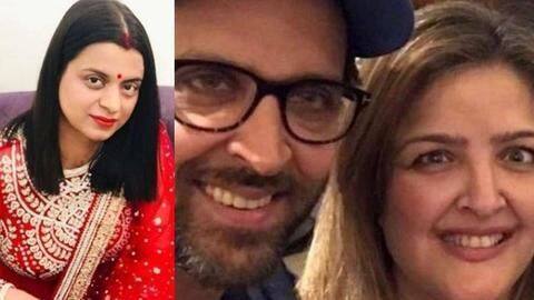 Hrithik is harassing his sister Sunaina, claims Kangana's sister Rangoli Hrithik is harassing his sister Sunaina, claims Kangana's sister Rangoli