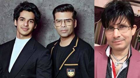 KRK claimed KJo 'threw' Ishaan out of Dharma KRK claimed KJo 'threw' Ishaan out of Dharma