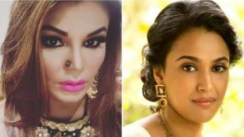 Rakhi Sawant thanks Swara Bhaskar for 'masturbating'. Really, what now? Rakhi Sawant thanks Swara Bhaskar for 'masturbating'. Really, what now?