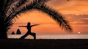 Try these 5 yoga poses at sunset for more energy