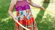 A hula hoop can make your core workout more fun