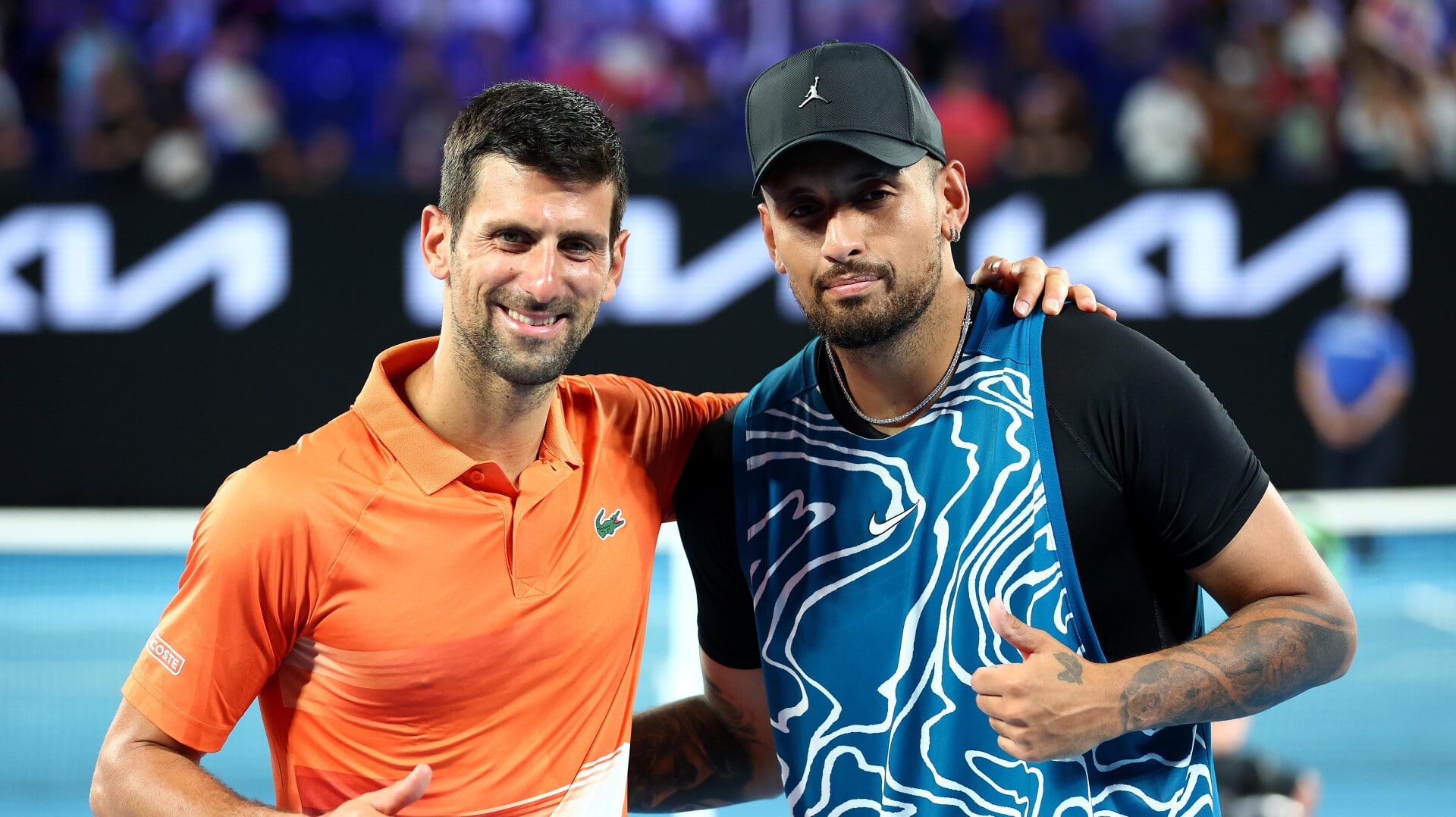 Novak Djokovic, Nick Kyrgios claim victory in doubles debut