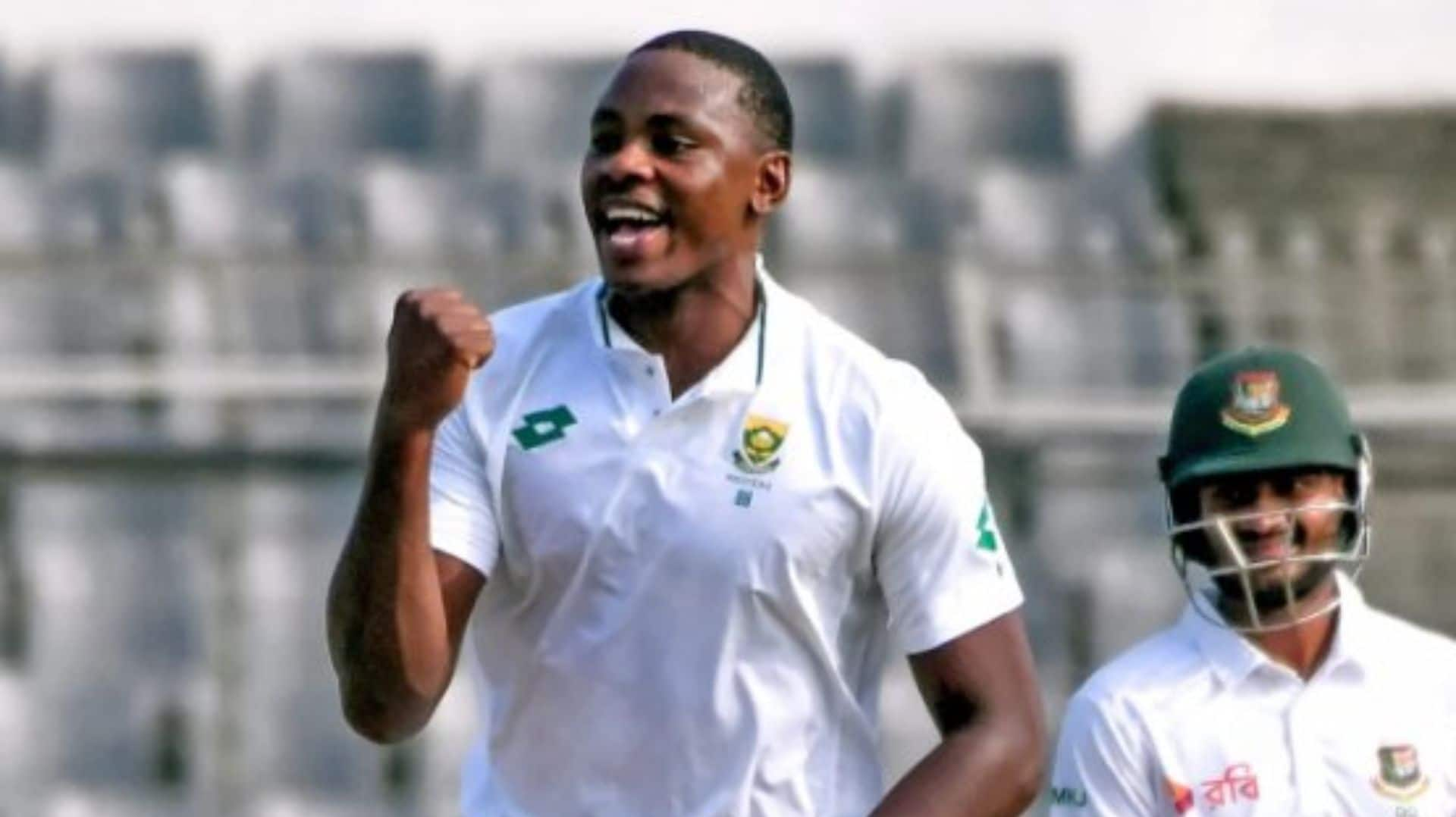 Kagiso Rabada bags 16th fifer after becoming top-ranked Test bowler