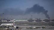 Dubai airport fire breaks out after drone hits fuel tank