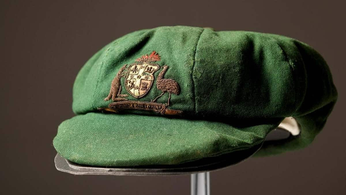 Sir Donald Bradman's historic 'baggy green' cap up for auction