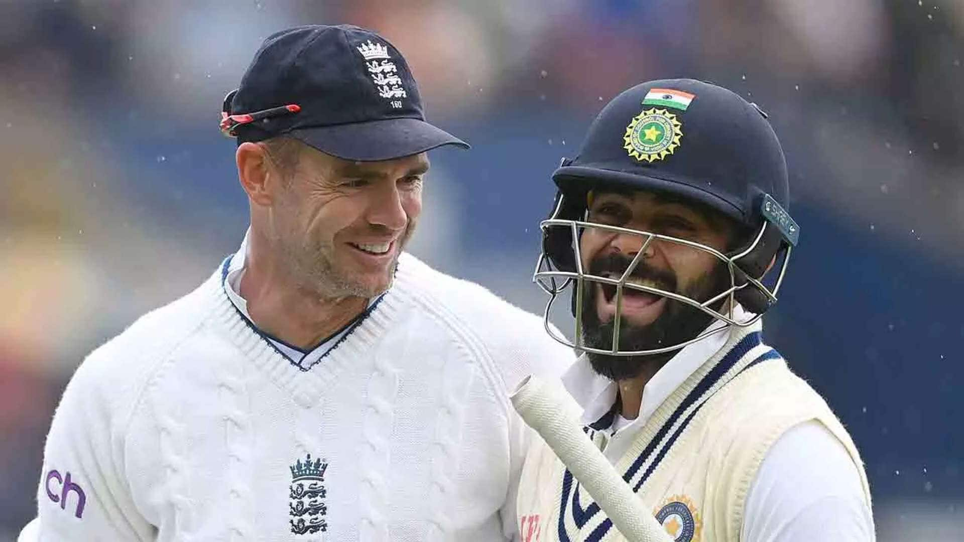 James Anderson lauds Virat Kohli as 'greatest finisher' in cricket