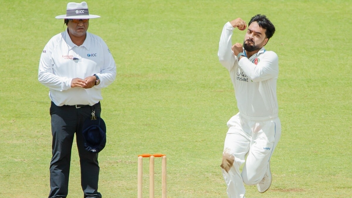 Rashid Khan records best bowling figures for Afghanistan in Tests