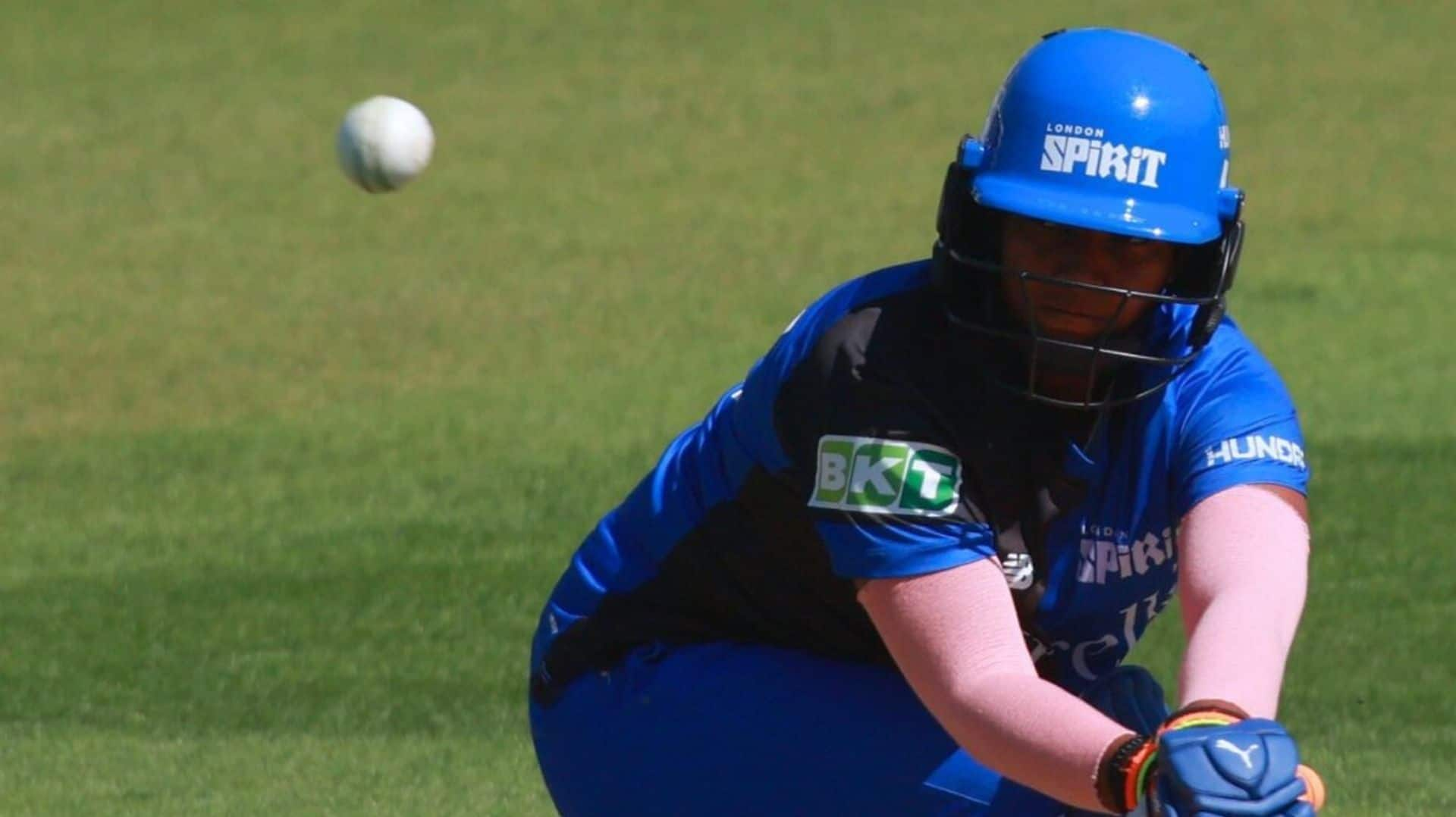 Women's Hundred: Deepti Sharma slams record-breaking 46 for London Spirit