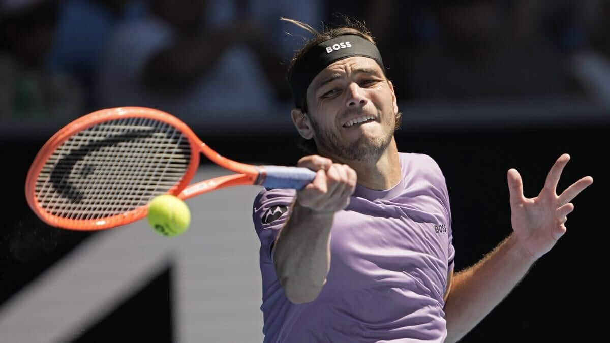 Australian Open: Taylor Fritz attains feat with win over Garin