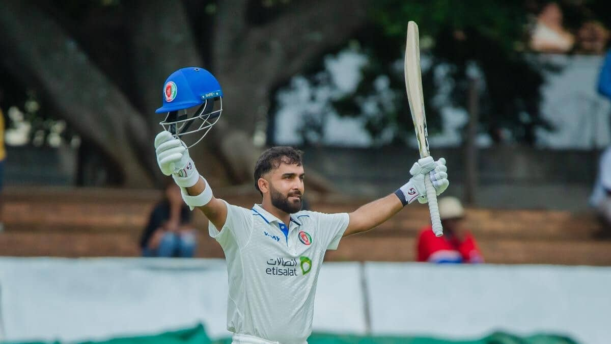 Hashmatullah Shahidi becomes first Afghan player with two Test double-centuries