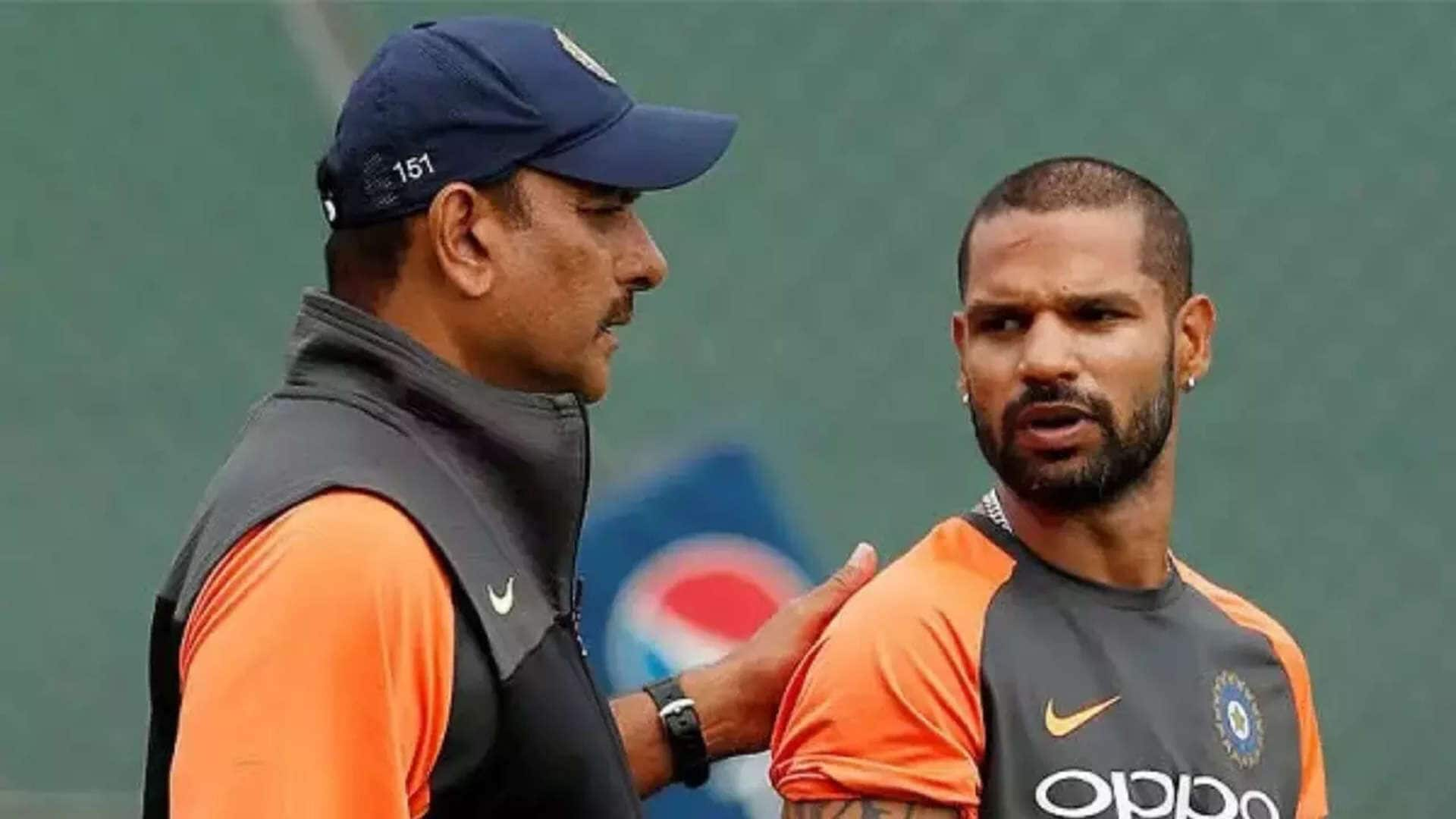 'Enjoy your retirement': former coach Ravi Shastri on Dhawan's retirement