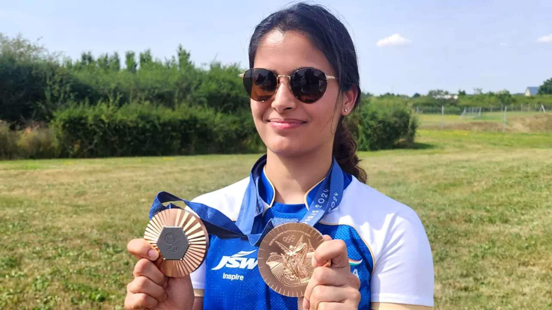 Olympic medalist Manu Bhaker names her favorite Indian cricketers