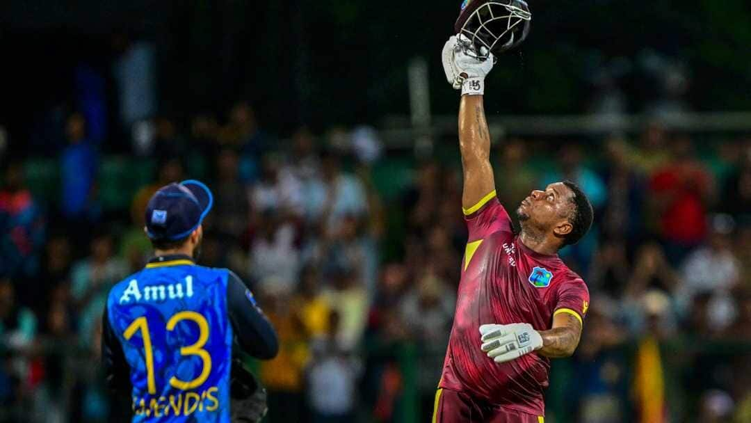 Evin Lewis smashes 61-ball ton on ODI return: Key stats