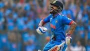 How often has injury kept Virat Kohli out of internationals?