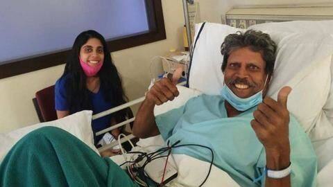 Kapil Dev discharged from hospital after undergoing emergency angioplasty Kapil Dev discharged from hospital after undergoing emergency angioplasty