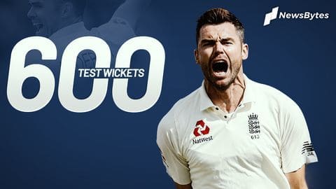 James Anderson becomes first pacer to take 600 Test wickets James Anderson becomes first pacer to take 600 Test wickets