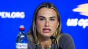 US Open: Aryna Sabalenka loses cool over 'partying' question