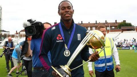 Jofra Archer loses his World Cup winners' medal Jofra Archer loses his World Cup winners' medal