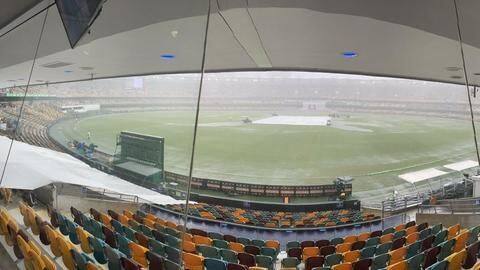 Brisbane Test, Day 2: Rain delays the final session Brisbane Test, Day 2: Rain delays the final session