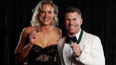 Warner bags Allan Border Medal at Australian Cricket Awards Warner bags Allan Border Medal at Australian Cricket Awards