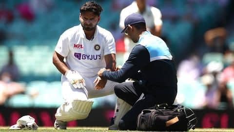 #SCGTest: Pant survives injury scare, could bat on Day 5 #SCGTest: Pant survives injury scare, could bat on Day 5